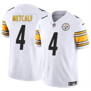 68614506621c8_1 Youth Pittsburgh Steelers #4 DK Metcalf White 2023 F.U.S.E. Vapor Untouchable Limited Stitched Football Jersey
