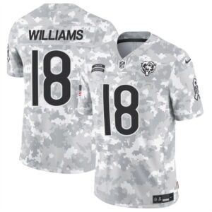 686145086c697_1 Men's Chicago Bears #18 Caleb Williams 2024 F.U.S.E Arctic Camo Salute to Service Limited Stitched Football Jersey
