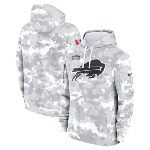 6861453262759_1 Men's Buffalo Bills Arctic Camo 2024 Salute to Service Club Fleece Pullover Hoodie