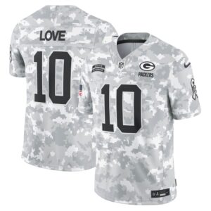 68614548a4faf_1 Men's Green Bay Packers #10 Jordan Love Arctic Camo 2024 Salute to Service Limited Jersey