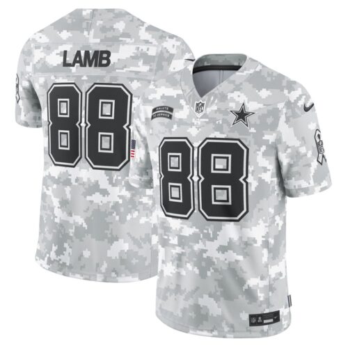 68614565c313c_1 Men's Dallas Cowboys CeeDee Lamb Arctic Camo 2024 Salute to Service Limited Jersey