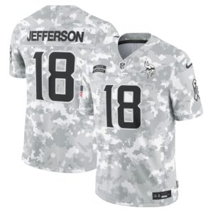 6861458918b37_1 Men's Minnesota Vikings Justin Jefferson Arctic Camo 2024 Salute to Service Limited Jersey