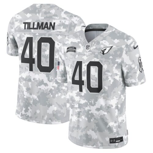 686145905c968_1 Men's Arizona Cardinals Pat Tillman Arctic Camo 2024 Salute to Service Retired Player Limited Jersey