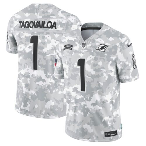 686145a99993c_1 Men's Miami Dolphins Tua Tagovailoa Arctic Camo 2024 Salute to Service Limited Jersey