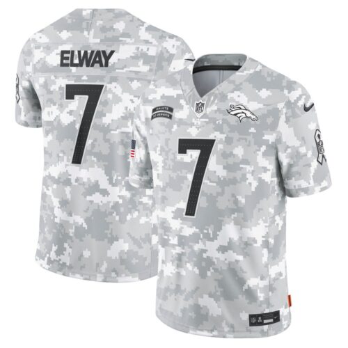 686145c4f2a9e_1 Men's Denver Broncos John Elway Arctic Camo 2024 Salute to Service Retired Player Limited Jersey