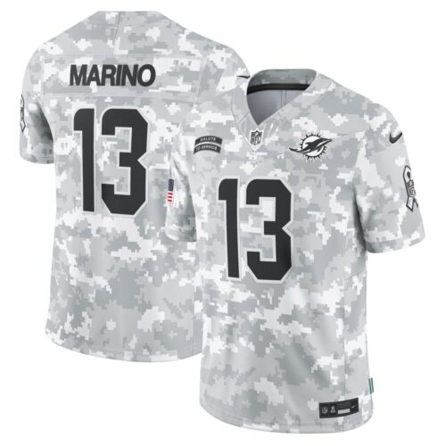 686145d015230_1 Men's Miami Dolphins Dan Marino Arctic Camo 2024 Salute to Service Retired Player Limited Jersey