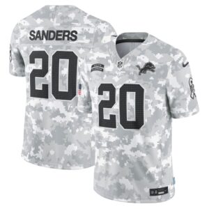 686145d711326_1 Men's Detroit Lions #20 Barry Sanders Arctic Camo 2024 Salute to Service Retired Player Limited Jersey