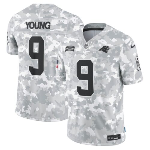686145db91529_1 Men's Carolina Panthers Bryce Young Arctic Camo 2024 Salute to Service Limited Jersey