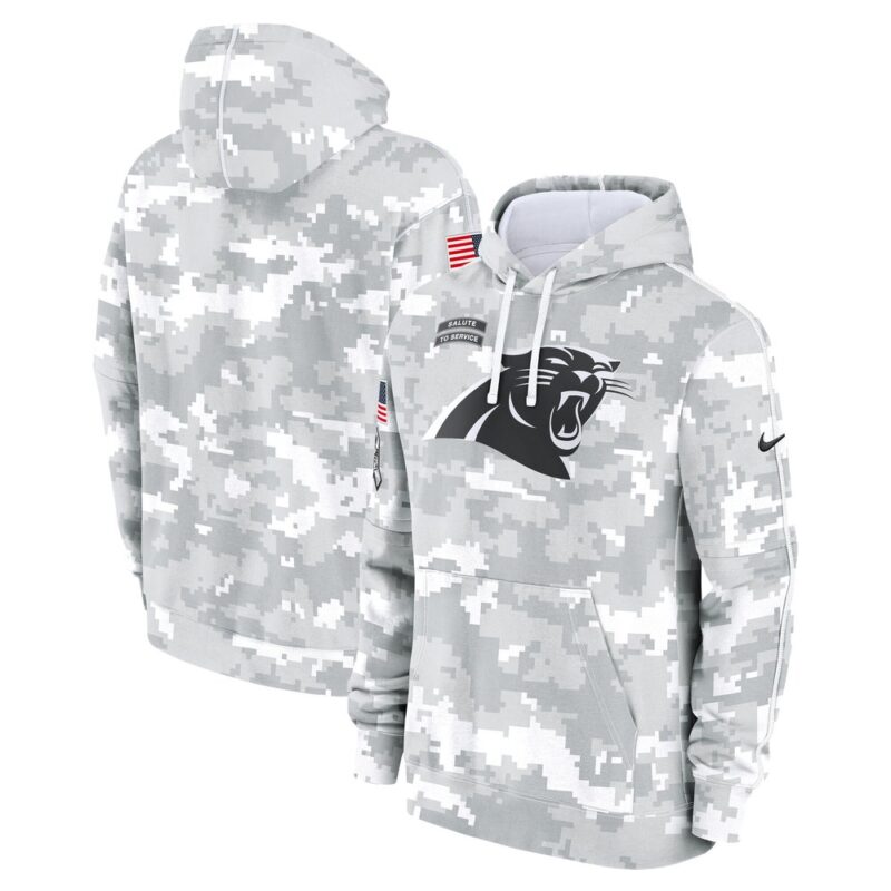 686145ff71eb2_1 Men's Carolina Panthers Arctic Camo 2024 Salute to Service Club Fleece Pullover Hoodie