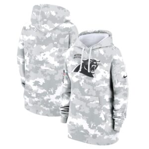 68615631eb5c2_1 Women's Carolina Panthers Arctic Camo 2024 Salute To Service Club Fleece Pullover Hoodie