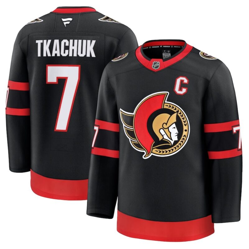 686156b784064_1 Men's Ottawa Senators #7 Brady Tkachuk Black Home Premium Jersey