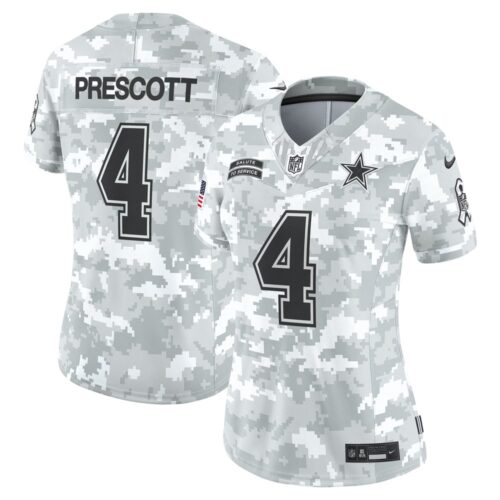 686156c2118fb_1 Women's Dallas Cowboys Dak Prescott Arctic Camo 2024 Salute to Service Limited Jersey