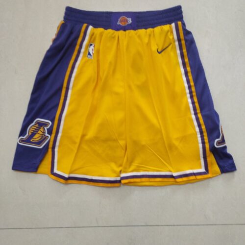 686156fbcd0cb_1 Los Angeles Lakers Yellow Shorts