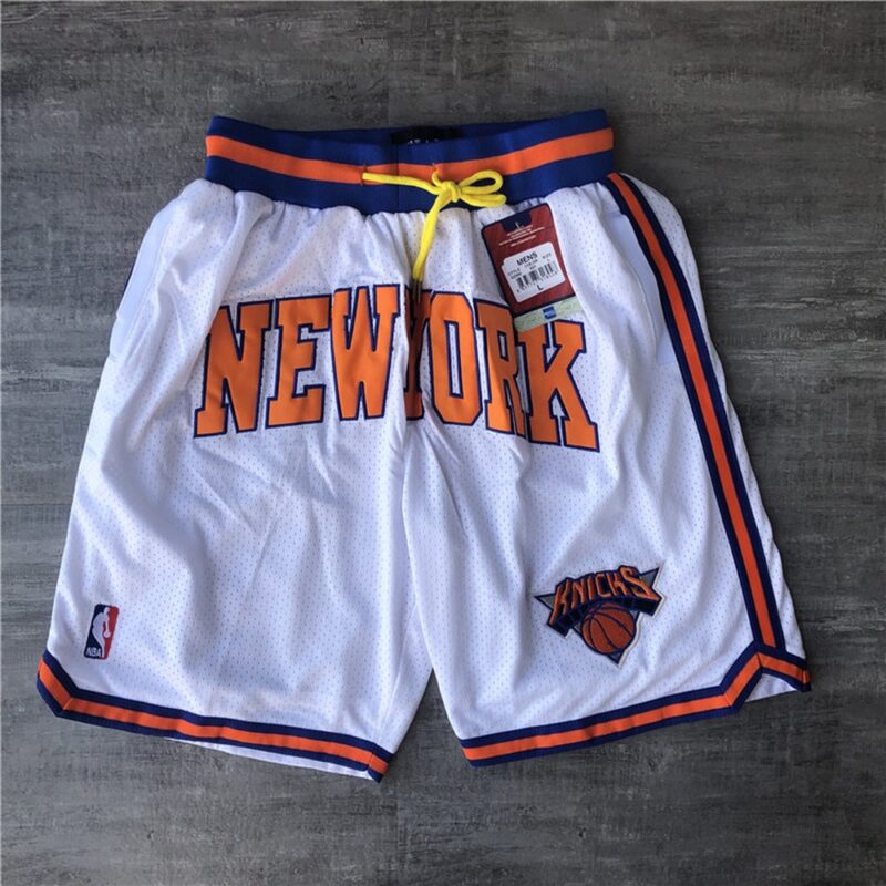 6861571728877_1 New York Knicks White Shorts