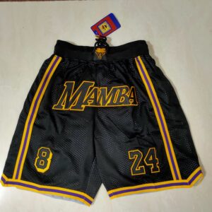 686157235e918_1 Los Angeles Lakers Black Shorts