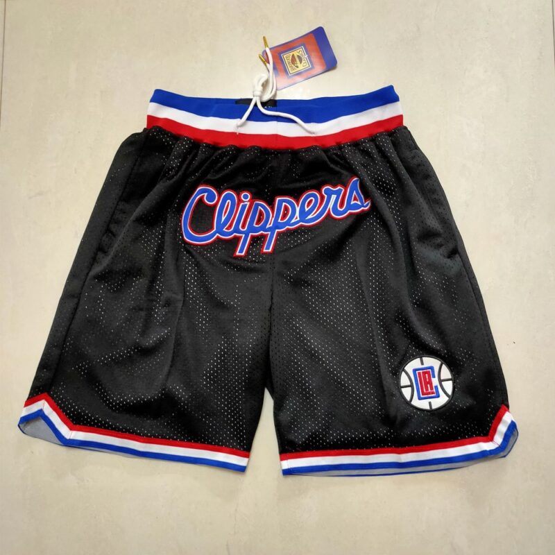 6861572e9a324_1 LA Clippers Black Shorts