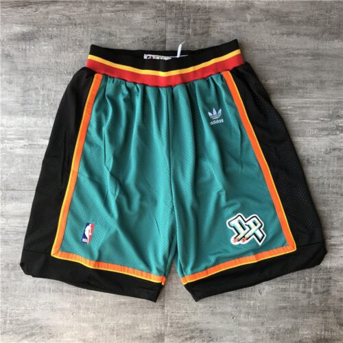 68615743b6b22_1 Detroit Pistons Green Shorts