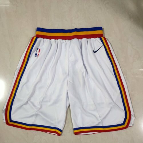 68615748e6fad_1 Golden State Warriors White Shorts