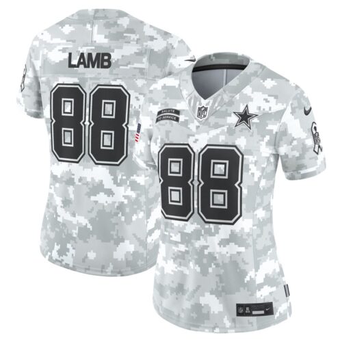 6861574fede02_1 Women's Dallas Cowboys CeeDee Lamb Arctic Camo 2024 Salute to Service Limited Jersey