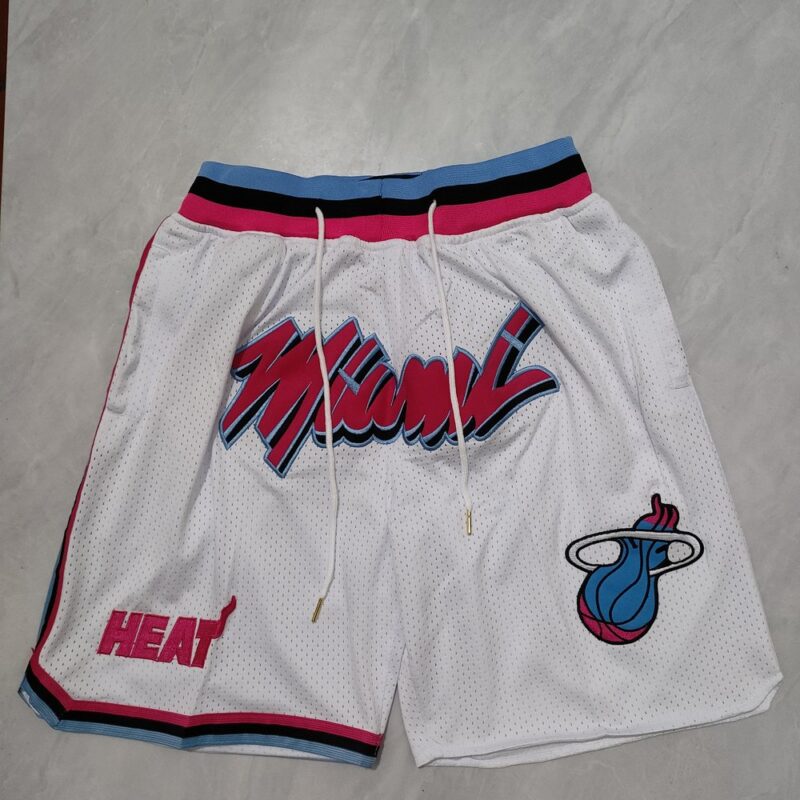 6861575ba1ae5_1 Miami Heat White Shorts