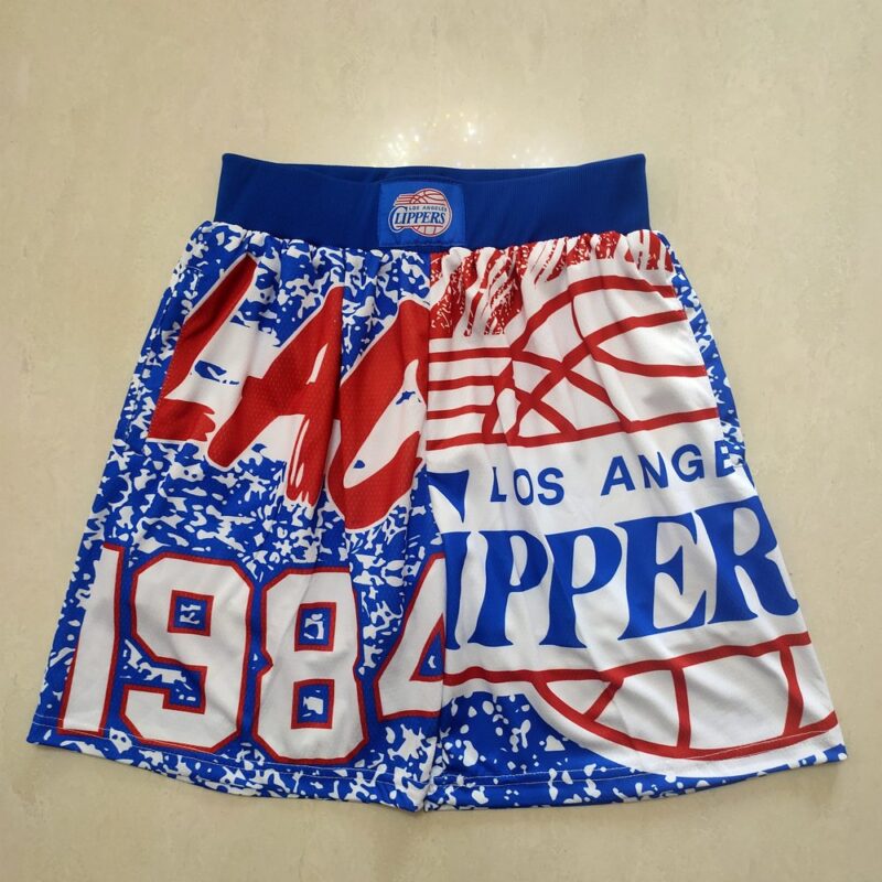 6861576f4cda5_1 LA Clippers Blue Shorts
