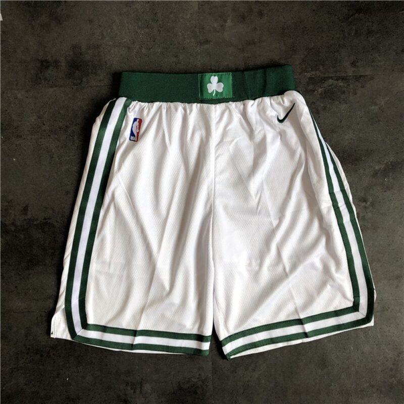 6861578177347_1 Boston Celtics White Shorts