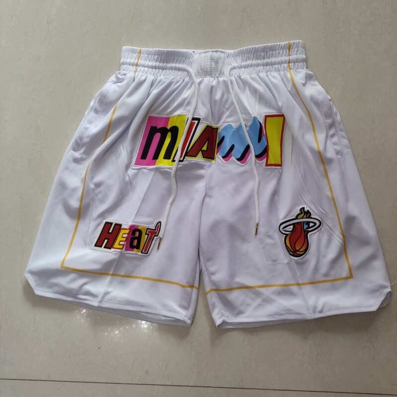 68615798ae77f_1 Miami Heat White Shorts