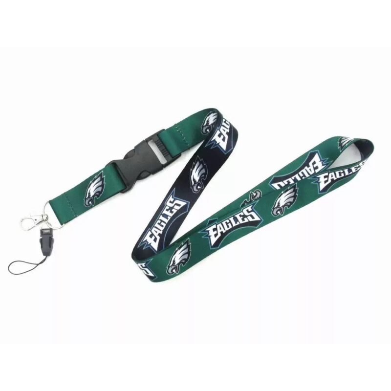 686157a78fd6a_1 Philadelphia Eagles NFL Neck Lanyard Football Teams Detachable Strap Lanyards for Cellphone Holder
