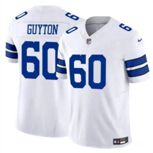 686157d3246c4_1 Youth Dallas Cowboys #60 Tyler Guyton White 2024 F.U.S.E Draft Vapor Untouchable Limited Stitched Football Jersey