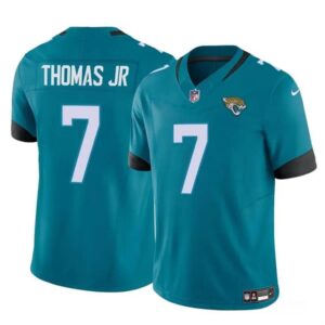 686157e5a2b81_1 Youth Jacksonville Jaguars #7 Brian Thomas Jr Teal 2024 Draft F.U.S.E Vapor Untouchable Limited Stitched Jersey