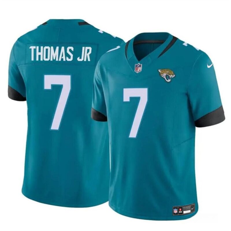 686157e5a2b81_1 Youth Jacksonville Jaguars #7 Brian Thomas Jr Teal 2024 Draft F.U.S.E Vapor Untouchable Limited Stitched Jersey