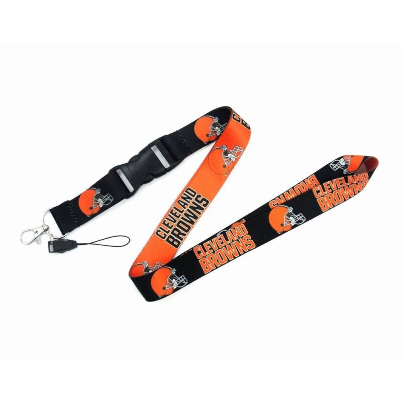 686157e96c013_1 Cleveland Browns NFL Neck Lanyard Football Teams Detachable Strap Lanyards for Cellphone Holder