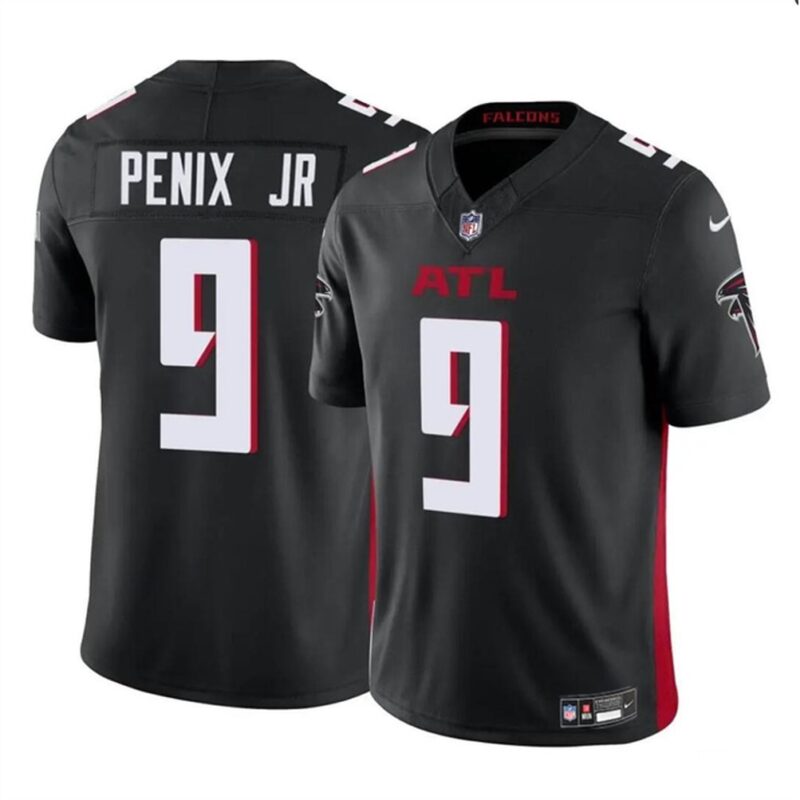 6861580667dfb_1 Youth Atlanta Falcons #9 Michael Penix Jr Black 2024 Draft F.U.S.E Vapor Untouchable Limited Stitched Football Jersey