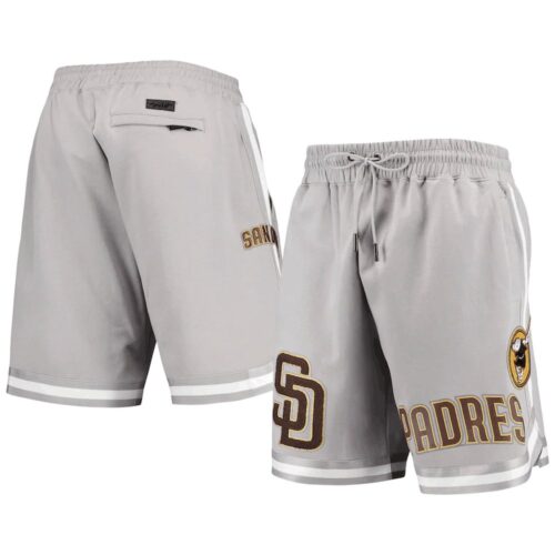 6861585397fa9_1 San Diego Padres Gray Shorts