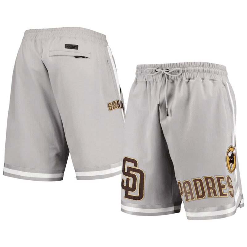 6861585397fa9_1 San Diego Padres Gray Shorts