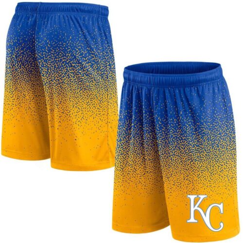 68615880df255_1 Kansas City Royals Graduated Yellow Shorts