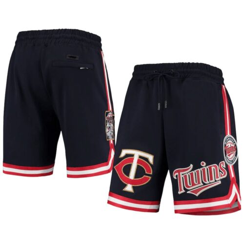 6861589e54872_1 Minnesota Twins Black Shorts