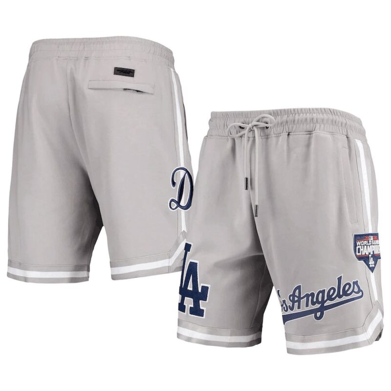 686158b65f1e8_1 Los Angeles Dodgers Gray Shorts