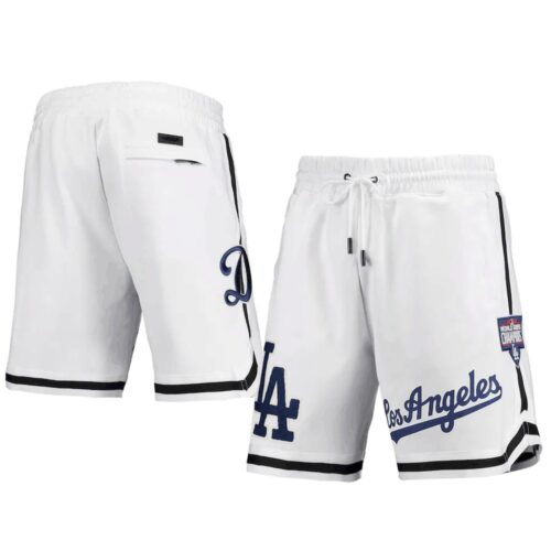 686158b8d50ef_1 Los Angeles Dodgers White Shorts