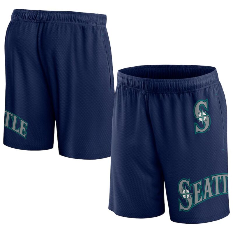 686158c07c3b8_1 Seattle Mariners Blue Shorts