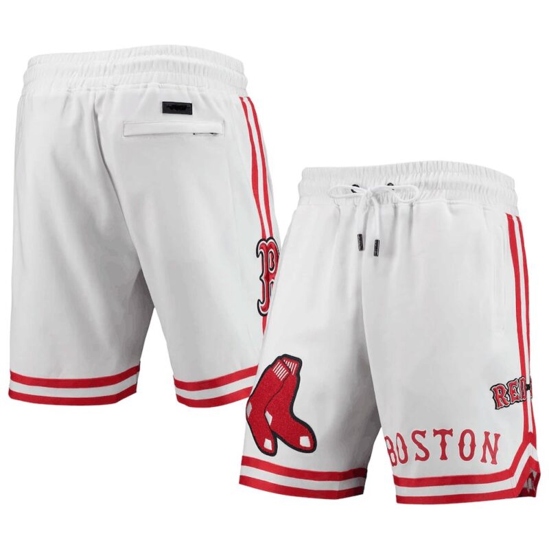 686158c591cfe_1 Boston Red Sox White Shorts
