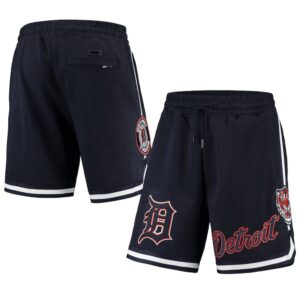 686158ca88c0d_1 Detroit Tigers Black Shorts