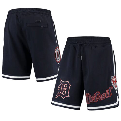 686158ca88c0d_1 Detroit Tigers Black Shorts