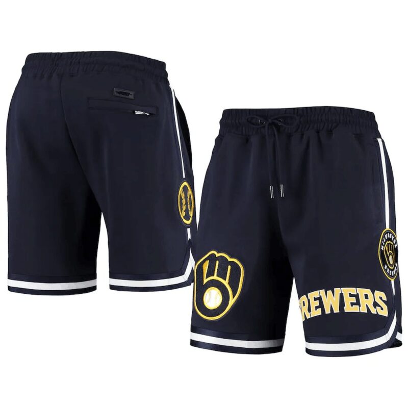 686158cf6d1b5_1 Milwaukee Brewers Black Shorts