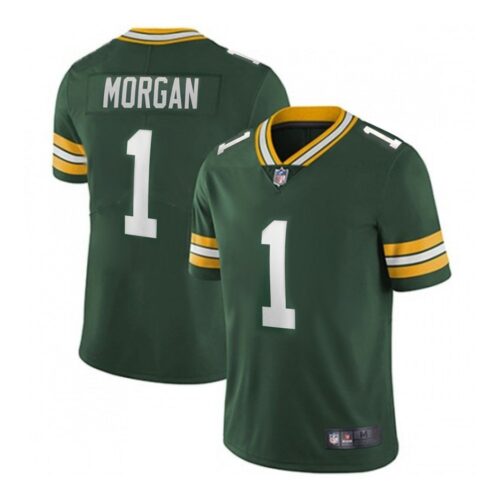 686158d66b7b1_1 Men's Green Bay Packers #1 Jordan Morgan Green 2024 NFL Draft First Round Pick Player F.U.S.E. Vapor Untouchable Limited Stitched Football Jersey