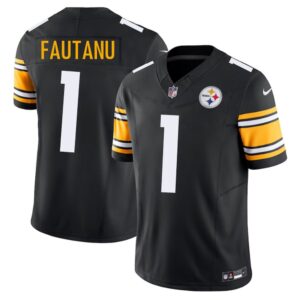 686158e53a3c5_1 Men's Pittsburgh Steelers Troy Fautanu Black 2024 NFL Draft First Round Pick Player F.U.S.E. Vapor Untouchable Limited Stitched Football Jersey