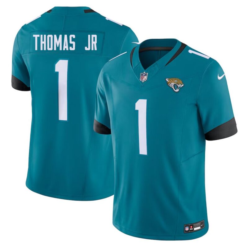 686158eef3169_1 Men's Jacksonville Jaguars Brian Thomas Jr Teal 2024 NFL Draft First Round Pick Player F.U.S.E. Vapor Untouchable Limited Stitched Football Jersey