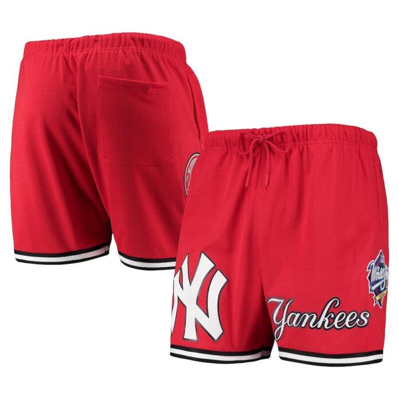 68615908bc376_1 New York Yankees Red Shorts