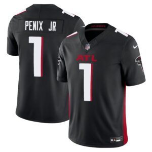 68615908bcb3c_1 Men's Atlanta Falcons Michael Penix Jr. Black 2024 NFL Draft First Round Pick Player F.U.S.E. Vapor Untouchable Limited Stitched Football Jersey