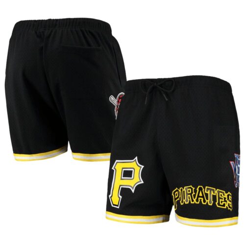 68615927a1cb2_1 Pittsburgh Pirates Black Shorts